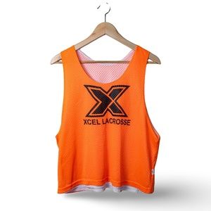 Women’s XCEL LACROSSE Reversible Pinnie Jersey; Women's; Small/Medium; Orange